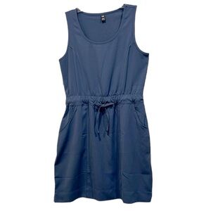 32 degrees NWT sleeveless waist drawstring side pockets exercise dress s…